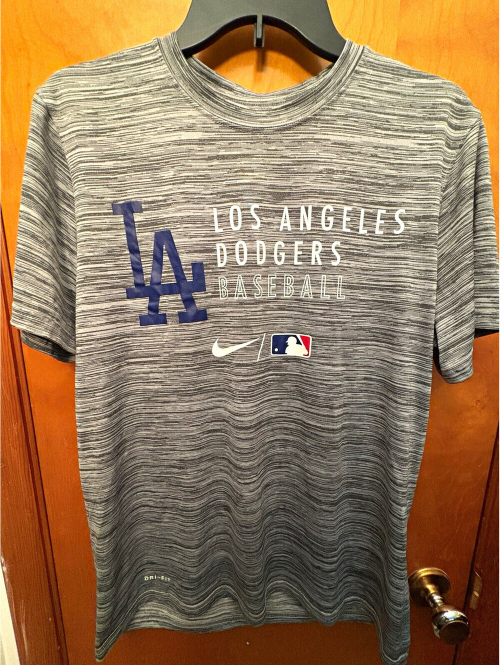 Nike LA Dodgers Dri-FIT T-Shirt Gray Men’s Medium MLB